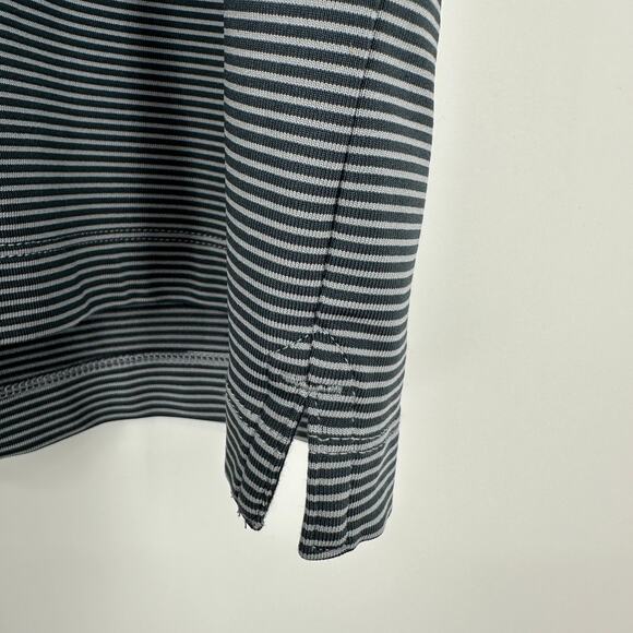 Under Armour UA Release Polo Grey Striped Collared Short Sleeve Mens 2XL Loose - Picture 5 of 8